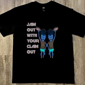 Jam Out With Your Clam Out Graphic Tee - Black